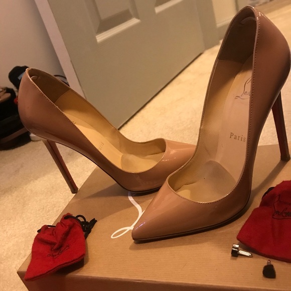 Christian Louboutin Shoes - Christian Louboutin Nude 120mm Pigalle Pumps